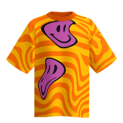 orange yellow purple